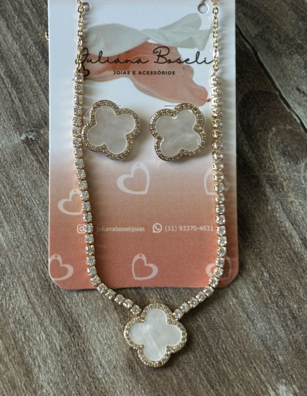 Conjunto Trevo Madrepérola