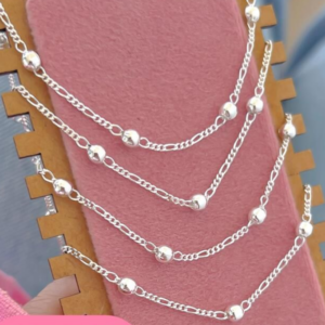 Pulseira Infantil Bolinhas Clássica Prata 925
