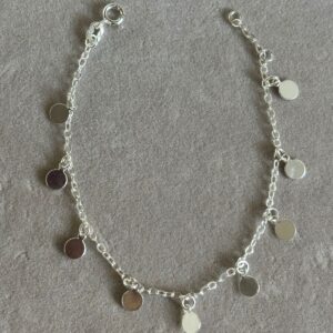 Pulseira Chapinhas Prata 925