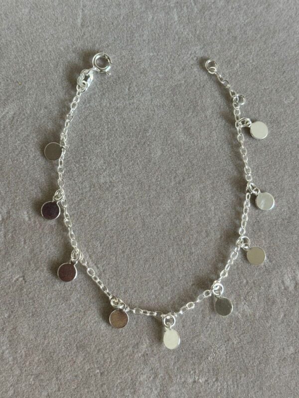 Pulseira Chapinhas Prata 925
